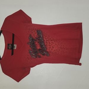 Harley Davidson Women's Red T Shirt